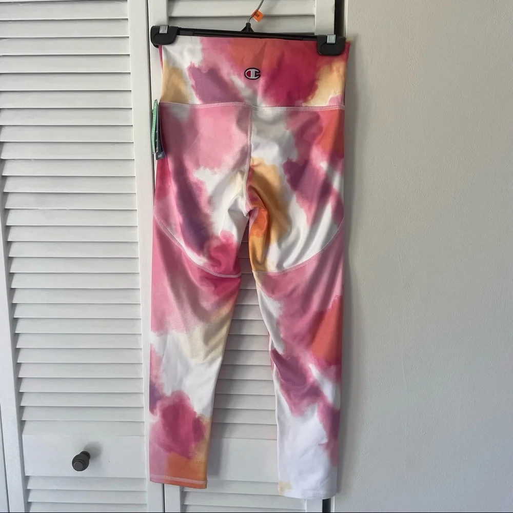 NWT Champion Double Dry Leggings in Marble Sherbet - Picture 8 of 9